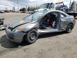 Salvage cars for sale from Copart Denver, CO: 2007 Honda Civic LX