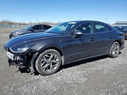 Salvage cars for sale from Copart Ontario Auction, ON: 2021 Hyundai Sonata SE