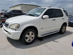 Salvage cars for sale at Haslet, TX auction: 2005 Mercedes-Benz ML 350