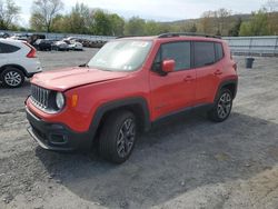 Salvage cars for sale from Copart Grantville, PA: 2016 Jeep Renegade Latitude