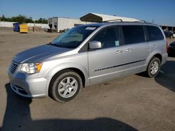 Salvage cars for sale at Fresno, CA auction: 2012 Chrysler Town & Country Touring