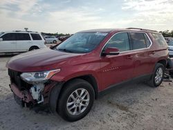 Salvage cars for sale at Houston, TX auction: 2020 Chevrolet Traverse LT