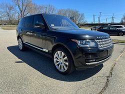 Salvage cars for sale at North Billerica, MA auction: 2015 Land Rover Range Rover Supercharged