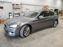Salvage cars for sale from Copart Milwaukee, WI: 2018 Infiniti Q50 Luxe