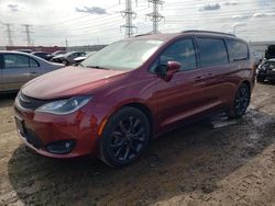Salvage cars for sale at Elgin, IL auction: 2018 Chrysler Pacifica Touring Plus