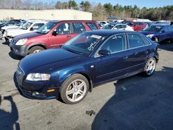 Salvage cars for sale from Copart Exeter, RI: 2008 Audi A4 2.0T Quattro