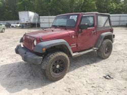 Salvage cars for sale from Copart Midway, FL: 2012 Jeep Wrangler Sport