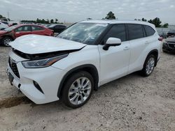 Salvage cars for sale at Houston, TX auction: 2023 Toyota Highlander L