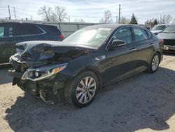 Salvage cars for sale from Copart Lansing, MI: 2016 KIA Optima EX