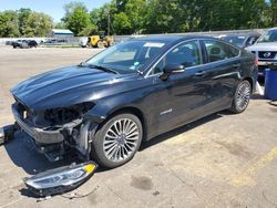 Salvage cars for sale at Eight Mile, AL auction: 2017 Ford Fusion Titanium HEV