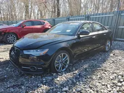 Salvage cars for sale from Copart Candia, NH: 2016 Audi A6 Premium Plus
