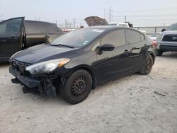 Salvage cars for sale from Copart Haslet, TX: 2015 KIA Forte LX
