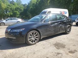 Salvage cars for sale at Austell, GA auction: 2017 Acura TLX Tech