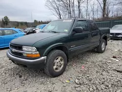 Salvage cars for sale from Copart Candia, NH: 2001 Chevrolet S Truck S10
