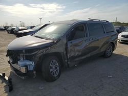Salvage cars for sale at Indianapolis, IN auction: 2022 Toyota Sienna LE
