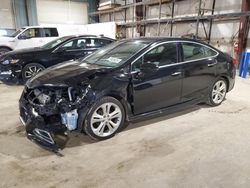 Salvage cars for sale at Eldridge, IA auction: 2017 Chevrolet Cruze Premier