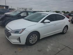 Salvage cars for sale at Grand Prairie, TX auction: 2019 Hyundai Elantra SE