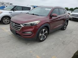 Salvage cars for sale from Copart Grand Prairie, TX: 2016 Hyundai Tucson Limited