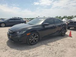 Salvage cars for sale at Houston, TX auction: 2021 Honda Civic Sport