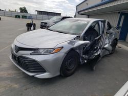 Salvage cars for sale at Antelope, CA auction: 2018 Toyota Camry LE