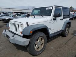 Salvage cars for sale from Copart New Britain, CT: 2012 Jeep Wrangler Sport