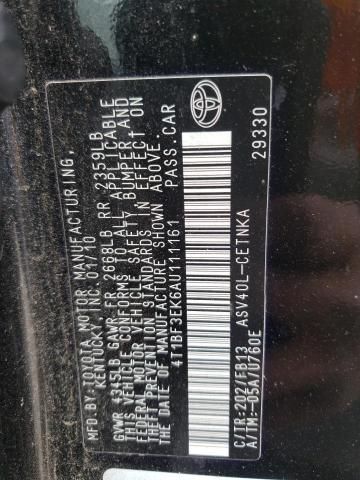 2010 Toyota Camry Base