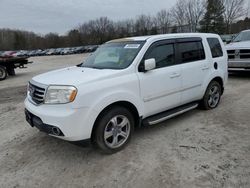Salvage cars for sale at North Billerica, MA auction: 2013 Honda Pilot EXL