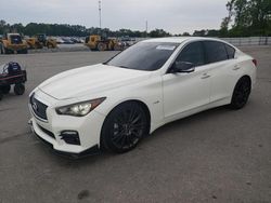 Salvage cars for sale from Copart Dunn, NC: 2016 Infiniti Q50 RED Sport 400