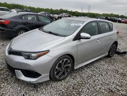 Salvage cars for sale at Memphis, TN auction: 2017 Toyota Corolla IM