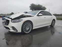 Salvage cars for sale from Copart Orlando, FL: 2023 Mercedes-Benz S 500 4matic