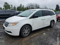 Salvage cars for sale at Portland, OR auction: 2012 Honda Odyssey EXL