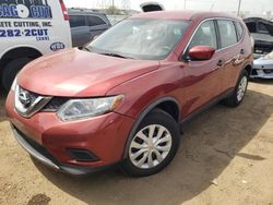 Salvage cars for sale at Elgin, IL auction: 2016 Nissan Rogue S