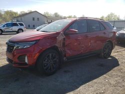 Salvage cars for sale at York Haven, PA auction: 2022 Chevrolet Equinox RS