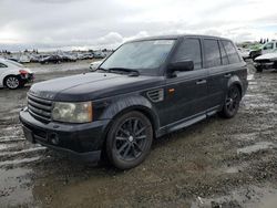 Salvage cars for sale from Copart Sacramento, CA: 2007 Land Rover Range Rover Sport HSE