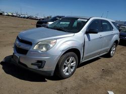 Salvage cars for sale from Copart Brighton, CO: 2011 Chevrolet Equinox LS