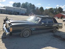Salvage cars for sale from Copart Mendon, MA: 1989 Lincoln Town Car Signature