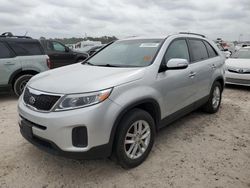 Salvage cars for sale at Houston, TX auction: 2015 KIA Sorento LX