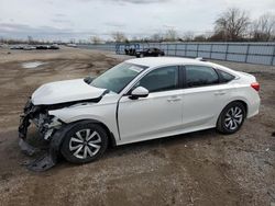 Salvage cars for sale from Copart London, ON: 2024 Honda Civic LX