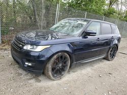 Land Rover salvage cars for sale: 2014 Land Rover Range Rover Sport HSE