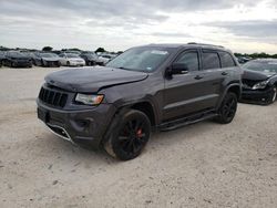 Salvage cars for sale at San Antonio, TX auction: 2014 Jeep Grand Cherokee Overland