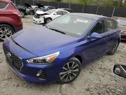 Salvage cars for sale from Copart Waldorf, MD: 2019 Hyundai Elantra GT