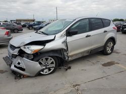 Salvage cars for sale at Grand Prairie, TX auction: 2014 Ford Escape S