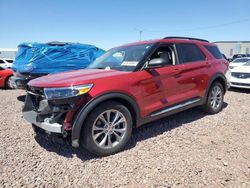 Salvage cars for sale at Phoenix, AZ auction: 2022 Ford Explorer XLT