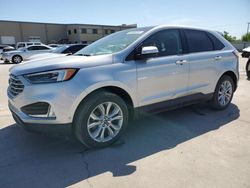 Salvage cars for sale at Wilmer, TX auction: 2019 Ford Edge Titanium