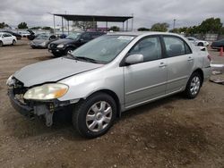 Salvage cars for sale at San Diego, CA auction: 2004 Toyota Corolla CE