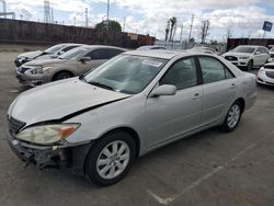 Salvage cars for sale from Copart Wilmington, CA: 2003 Toyota Camry LE