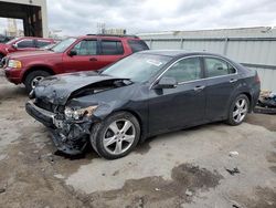 Salvage cars for sale at Kansas City, KS auction: 2012 Acura TSX Tech