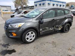 Salvage cars for sale at Albuquerque, NM auction: 2017 Ford Escape S