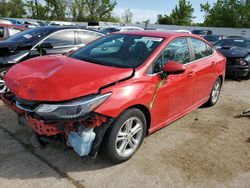 Chevrolet Cruze salvage cars for sale: 2016 Chevrolet Cruze LT