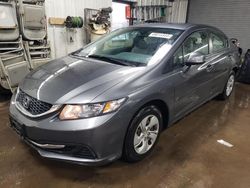 Honda salvage cars for sale: 2013 Honda Civic LX